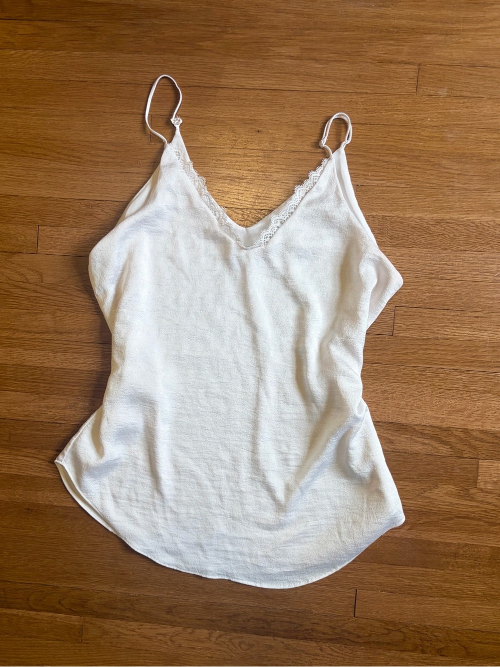 Eden Ruth Cottagecore Coquette White Boho Lace Whimsigoth Tanktop Size Large